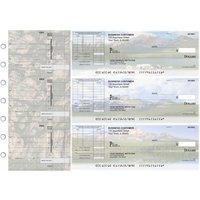 Scenic Mountains Itemized Invoice Business Checks
