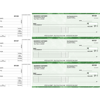 Green Marble Itemized Payment Business Checks