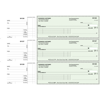 Green Safety Itemized Payment Business Checks