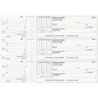 Green Knit Standard Itemized Invoice Business Checks