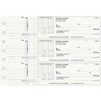 Green Knit Itemized Invoice Business Checks