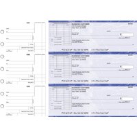Blue Marble Standard Itemized Invoice Business Checks