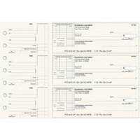 Tan Knit Standard Itemized Invoice Business Checks