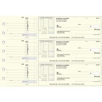 Yellow Knit Itemized Invoice Business Checks