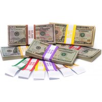 Currency Band Barred ABA High Dollar Set 1200ct (200 of each 6 denominations)