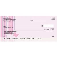 Butterfly Stripes Personal Checks