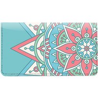 Mandala Leather Checkbook Cover