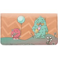 Monsters Leather Checkbook Cover