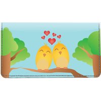 Animal Companions Leather Checkbook Cover