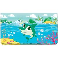 Cute Marine Life Leather Checkbook Cover