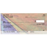 Psychedelic Rust Personal Checks