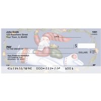 Santas on the Way Personal Checks by Lorrie Weber