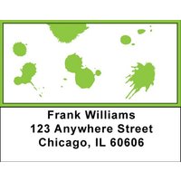 Paint Drops Address Labels