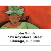African Art Address Labels