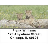Mischievous Wolves Address Labels