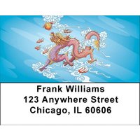Mystical Dragons Address Labels