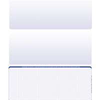 Blue Safety Blank Bottom Laser Checks