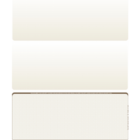 Tan Safety Blank Bottom Laser Checks