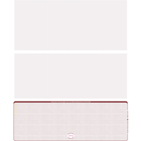 Burgundy Safety Blank High Security Bottom Laser Checks