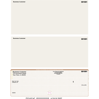 Tan Safety High Security Bottom Laser Checks