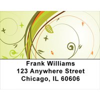 Tropical Filigree Foliage Address Labels