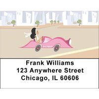 Sophisticated City Girl Address Labels