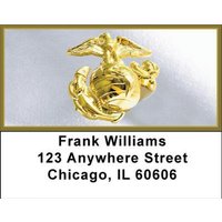 Marine Corps Emblem Address Labels
