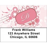 Stylish Monogram D Address Labels