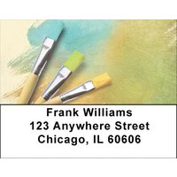 Colorful Canvas Labels