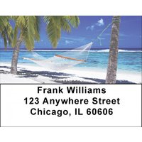 Escape to Paradise Beach Address Labels