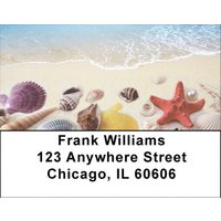 Seashells On The Beach Labels