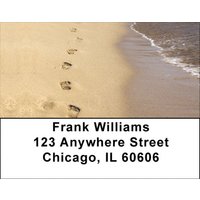Footprints on the Beach Labels