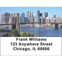 City Skyline Address Labels