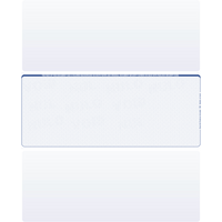 Blue Safety Blank Middle Laser Checks