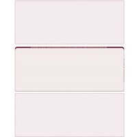 Burgundy Lines Blank Middle Laser Checks