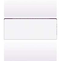 Violet Safety Blank Middle Laser Checks