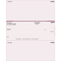 Burgundy Lines Middle Laser Checks