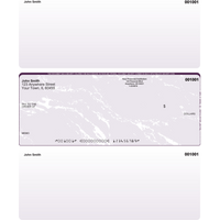 Violet Marble Laser Business One Per Page Voucher Checks- Middle Style