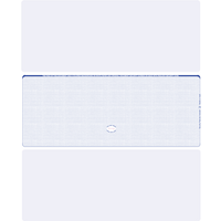 Blue Safety Blank High Security Middle Laser Checks