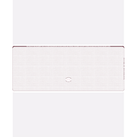 Burgundy Safety Blank High Security Middle Laser Checks