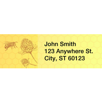 Golden Bee Blossoms Address Labels