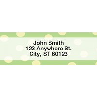 Dots Rectangle Address Labels