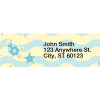 Colorful Sea Turtles Address Labels