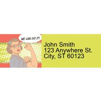 Girl Power Address Labels