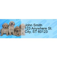 Golden Retriever Pups Keith Kimberlin Address Labels
