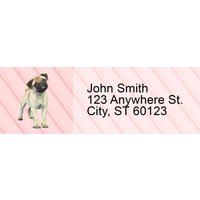 Pug Pups Keith Kimberlin Address Labels