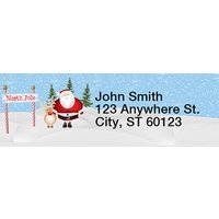 Up North Rectangle Address Labels