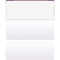 Violet Safety Blank Top Laser Checks