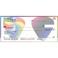 Psychedelic Guitar Pics Personal Checks