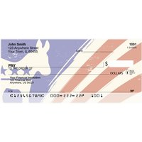 Democrat Donkey Flag Personal Checks